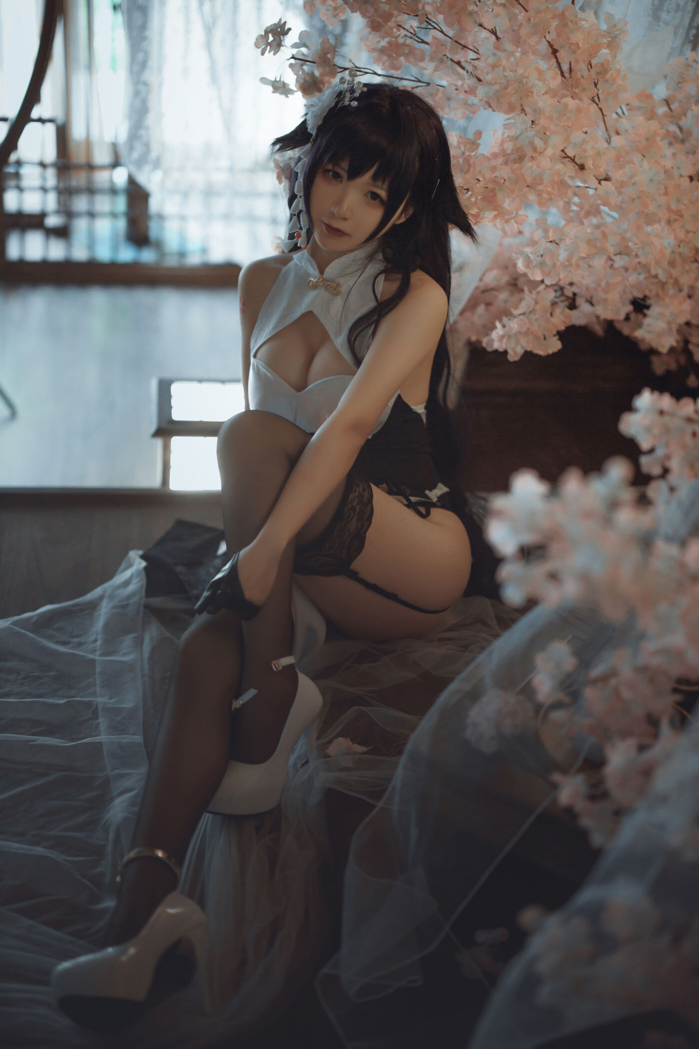樱落酱 NO.015 吾妻旗袍 [20P]插图9